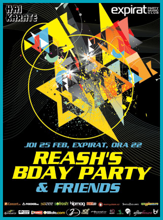 Reash’s B-day în Club Expirat din Bucureşti