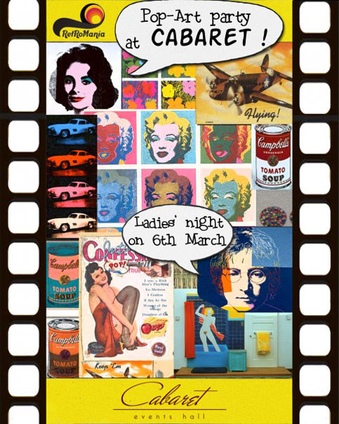 Pop Art Party la Cabaret Events Hall din Bucureşti