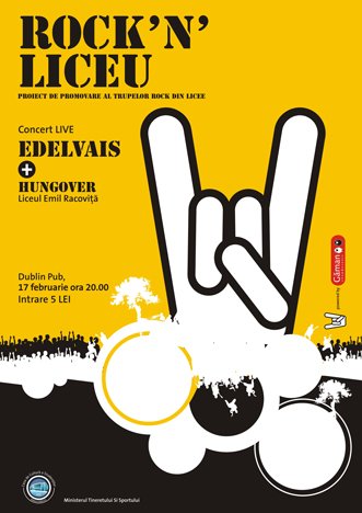 Rock’n’Liceu la Dublin Pub din Iaşi