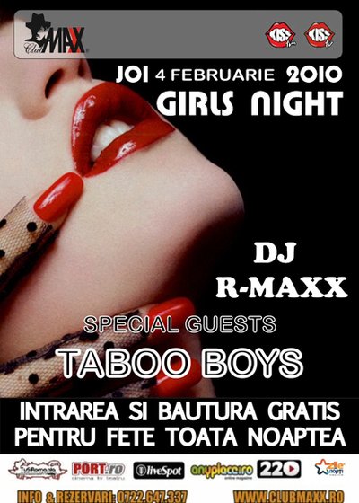 Girls Nigt în Club Maxx din Bucureşti