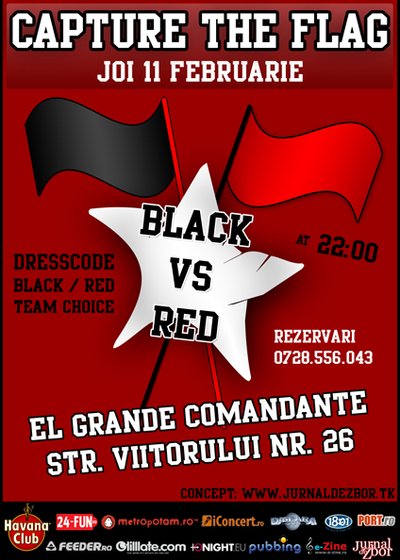Capture The Flag în El Grande Comandante din Bucureşti