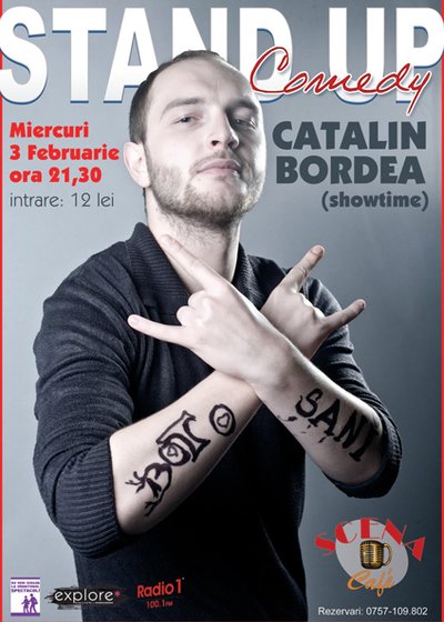 Cătalin Bordea la Scena Cafe din Galaţi