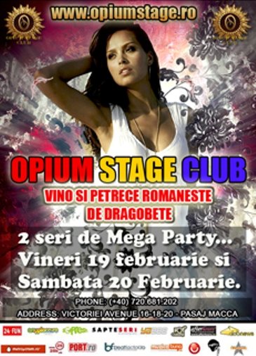 Petrece Româneşte de Dragobete în Opium Stage din Bucureşti