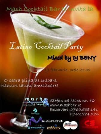Latino Cocktail Party la Mash Cocktail Bar din Bucureşti