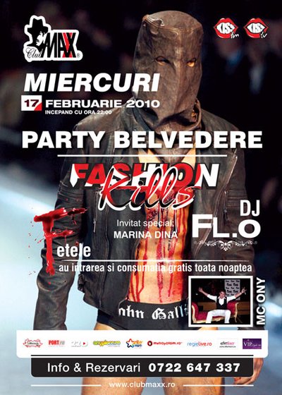 Fashion Kills în Club Maxx din Bucureşti