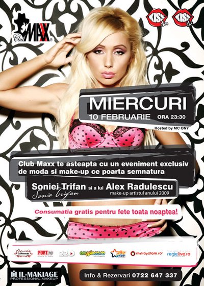Fashion & Make-up în Club Maxx din Bucureşti