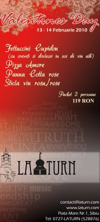 Valentines Day La Turn Restaurant din Sibiu