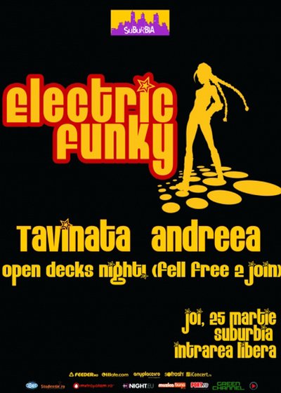 Electric Funky în Club Suburbia din Bucureşti