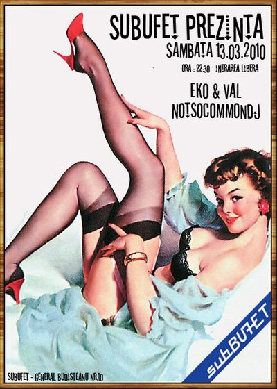 Notsocommondj, Eko & Val la SubBufet din Bucureşti