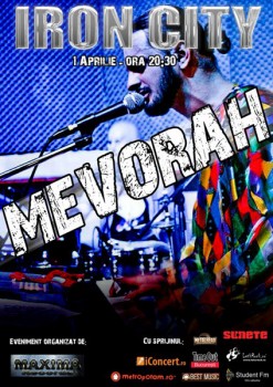 Concert Mevorah în Iron City din Bucureşti