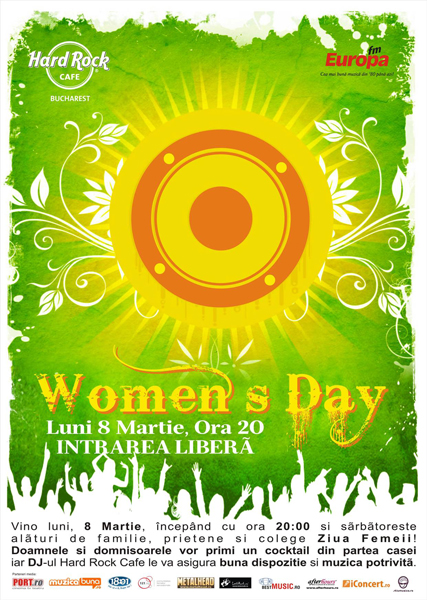 Women’s Day în Hard Rock Cafe din Bucureşti