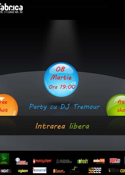 DJ Tremour în Club Fabrica din Bucureşti