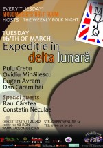 Expediţie în delta Lunară în Club Mojo-Brit Room din Bucureşti