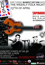 Concert Ţapinarii în Club Mojo-Brit Room din Bucureşti