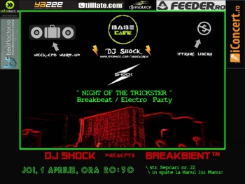 DJ Shock în Base Cafe din Bucureşti