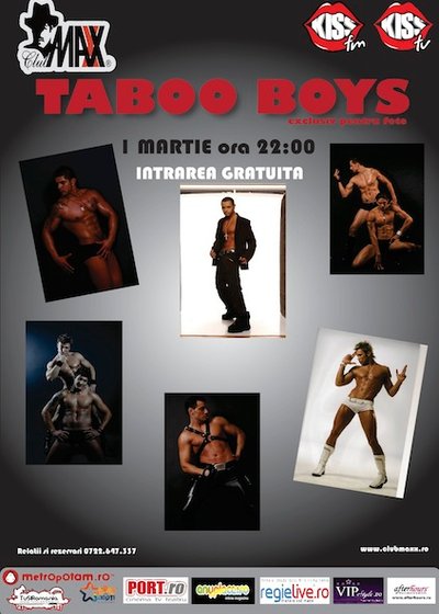Taboo Boys în Club Maxx din Bucureşti