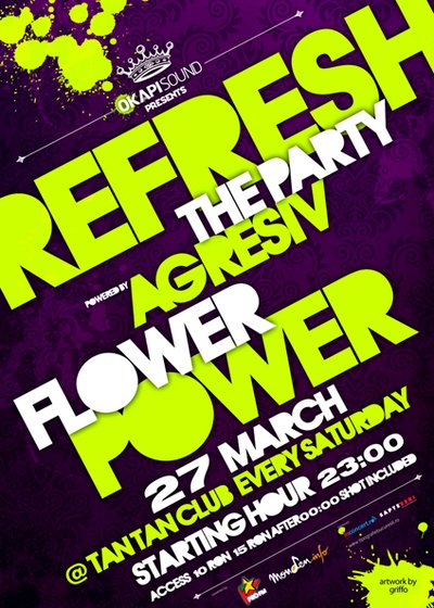 Flower Power Party în Club Tan Tan din Bucureşti