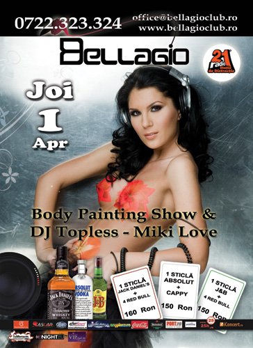 Miki Love în Bellagio Club din Bucureşti