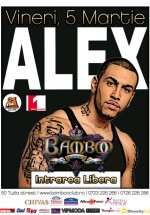 Concert Alex în Club Bamboo din Bucureşti