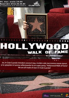 Hollywood walk of fame
