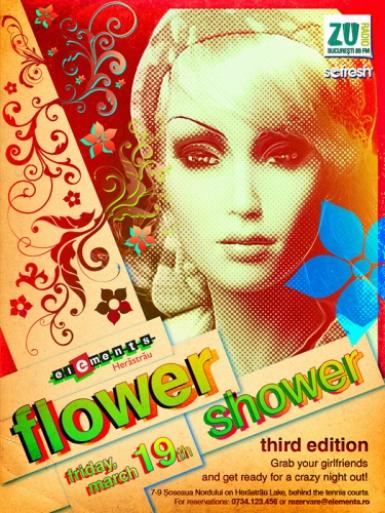 Flower Shower în Club Elements din Bucureşti