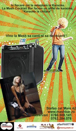 Karaoke la Chitară în Mash Cocktail Bar din Bucureşti