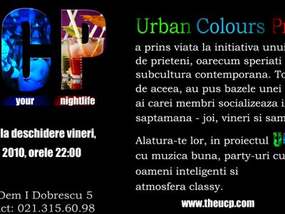 Urban Color Project la IO Caffee Bar din Bucureşti