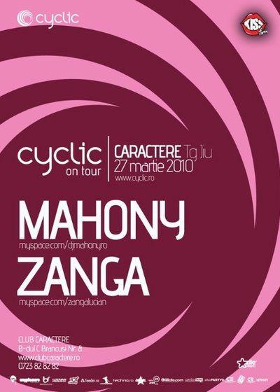 Mahony & Zanga în Club Caractere din Târgu Jiu