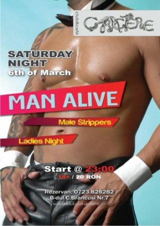 Man Alive în Club Caractere din Târgu Jiu