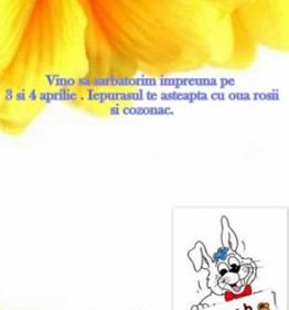 Iepuraşul vine de paşte