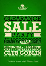 Clearance Sale party