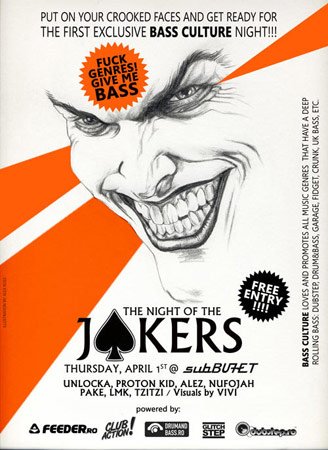 The Night Of The Jokers la SubBufet din Bucureşti