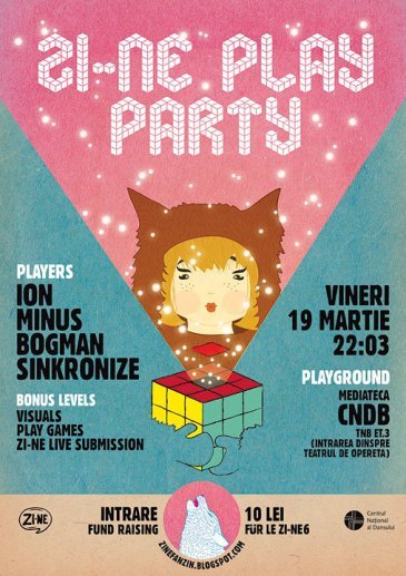 Zi-Ne Play Party la Centrul Naţional al Dansului din Bucureşti