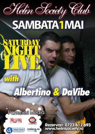 Saturday Night Live la Helin Society Club din Craiova