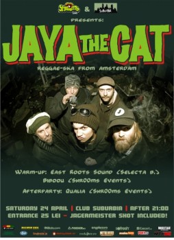 Concert Jaya the Cat în Club Suburbia din Bucureşti