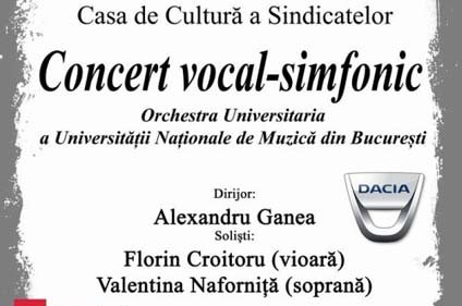 Concert Vocal-Simfonic