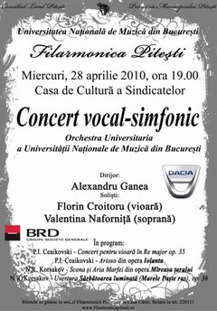 Concert Vocal-Simfonic
