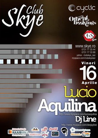 Lucio Aquilina în Club Skye din Iaşi