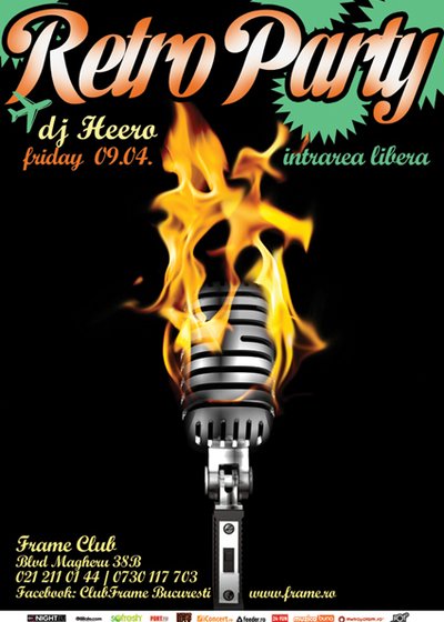 Retro Party în Frame Club din Bucureşti