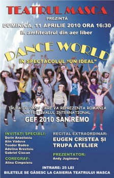 Dance World la Teatrul Masca din Bucureşti