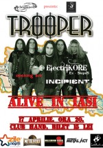 Concert Trooper în Club Hand din Iaşi