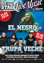Concert El Negro & Trupa Veche în Club The Stage din Vama Veche