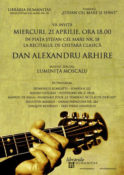 Dan Alexandru Arhire la Libăria Humanitas din Piatra Neamţ