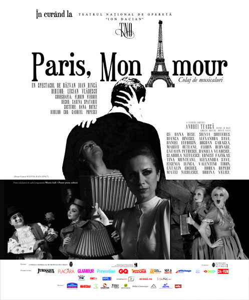Paris, Mon Amour la Teatrul National de Opereta Ion Dacian din Bucureşti