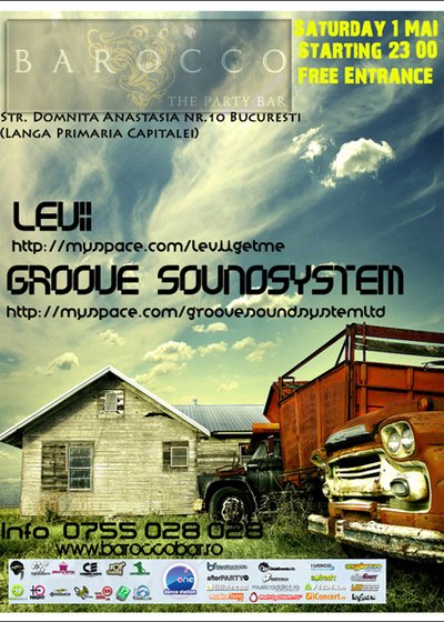 Levii & Groove Soundsystem la Barocco Bar din Bucureşti