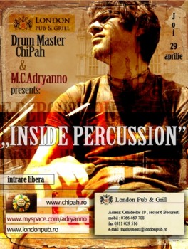 Inside percussion la London Pub & Grill din Bucureşti