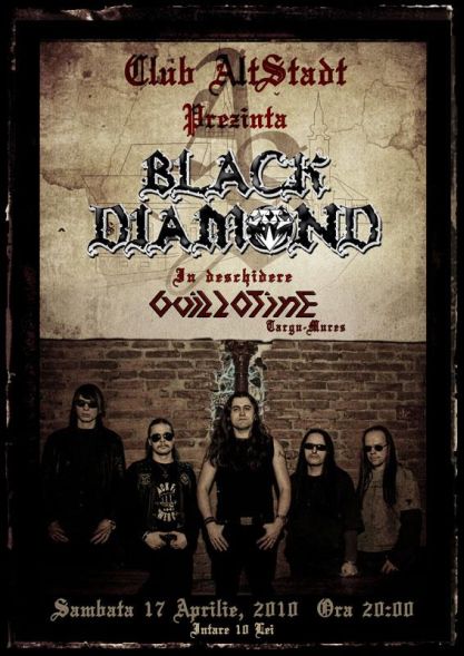 Concert Black Diamond & Guillotine la Club AltStadt din Târgu Mureş