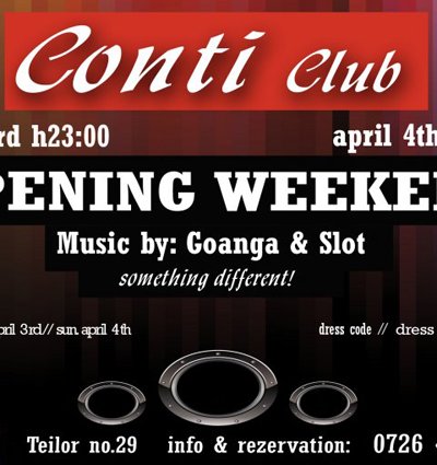 Opening Party Conti Club din Piteşti