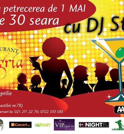 Petrecerea de 1 mai la Restaurant Sangria din Bucureşti