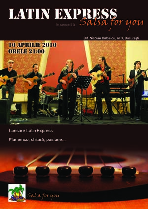Concert Latin Express la Club Salsa For You din Bucureşti